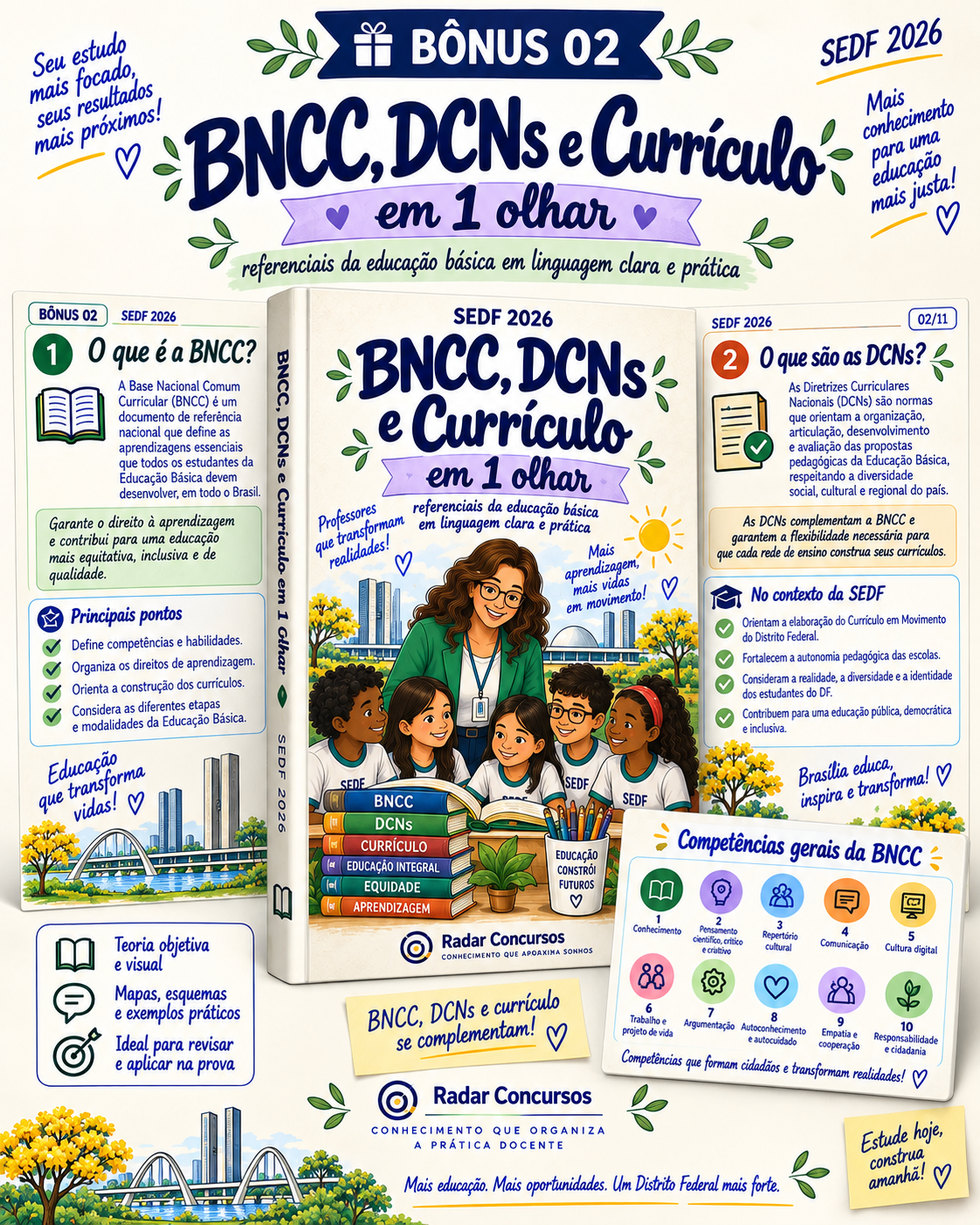 Card do bônus BNCC + Currículo em Movimento do DF